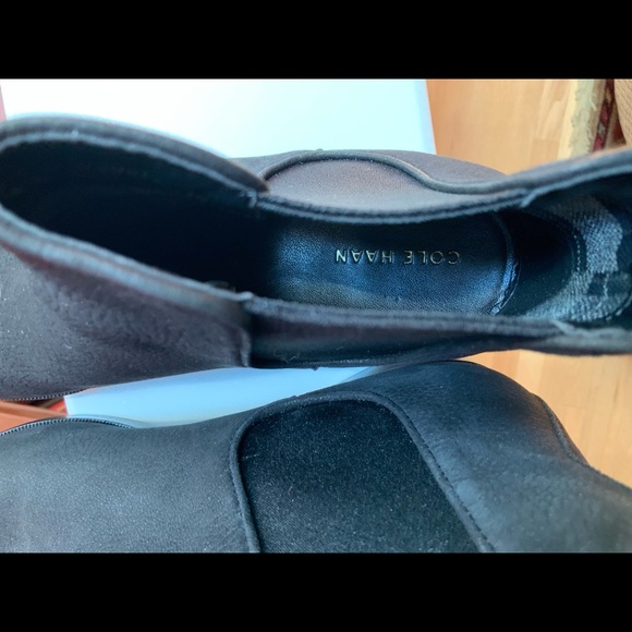 NWT Cole Haah suede black boots - Size 7.5 - Picture 7 of 8